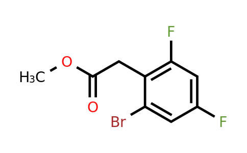 1807040-68-1 | Methyl 2-bromo-4,6-difluorophenylacetate