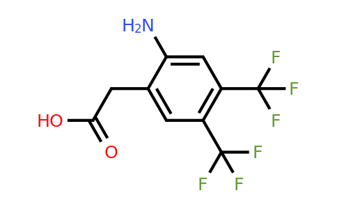 1807040-79-4 | 2-Amino-4,5-bis(trifluoromethyl)phenylacetic acid