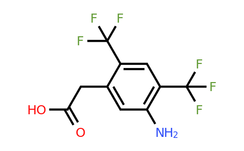 1807040-85-2 | 5-Amino-2,4-bis(trifluoromethyl)phenylacetic acid