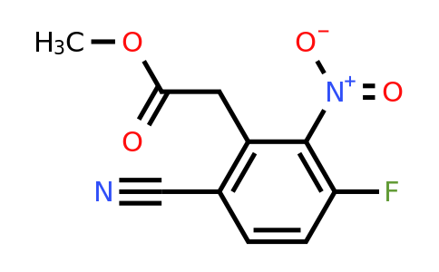 1807041-14-0 | Methyl 6-cyano-3-fluoro-2-nitrophenylacetate