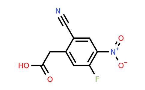 1807041-66-2 | 2-Cyano-5-fluoro-4-nitrophenylacetic acid