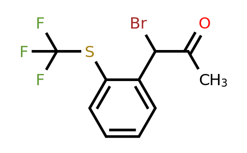 1807042-10-9 | 1-Bromo-1-(2-(trifluoromethylthio)phenyl)propan-2-one