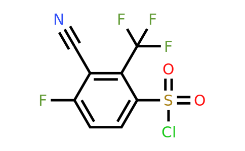 1807042-12-1 | 3-Cyano-4-fluoro-2-(trifluoromethyl)benzenesulfonylchloride