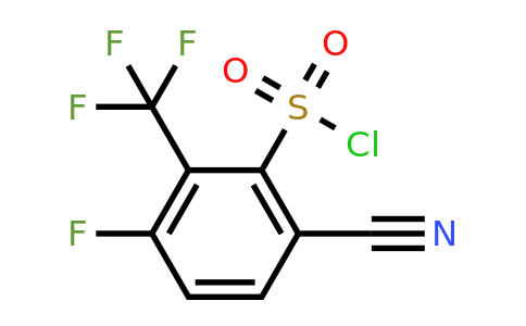 1807042-19-8 | 6-Cyano-3-fluoro-2-(trifluoromethyl)benzenesulfonylchloride