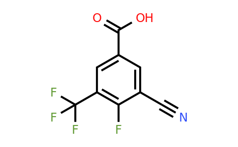 1807042-24-5 | 3-Cyano-4-fluoro-5-(trifluoromethyl)benzoic acid