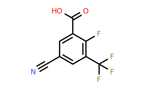 1807042-31-4 | 5-Cyano-2-fluoro-3-(trifluoromethyl)benzoic acid