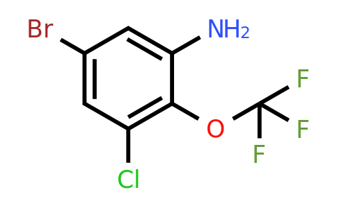 1807042-73-4 | 5-Bromo-3-chloro-2-(trifluoromethoxy)aniline