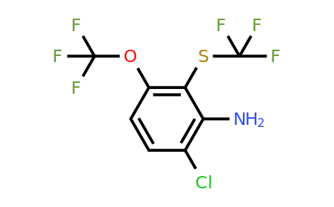 1807042-78-9 | 6-Chloro-3-trifluoromethoxy-2-(trifluoromethylthio)aniline