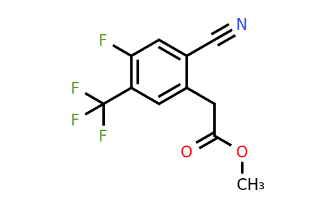 1807042-93-8 | Methyl 2-cyano-4-fluoro-5-(trifluoromethyl)phenylacetate