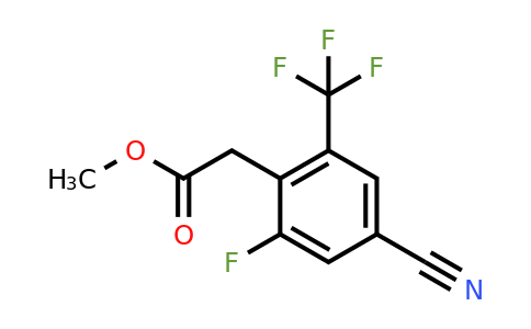 1807043-00-0 | Methyl 4-cyano-2-fluoro-6-(trifluoromethyl)phenylacetate