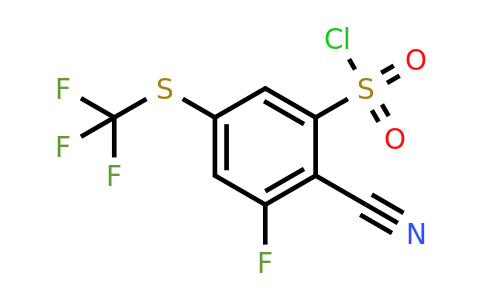 1807043-06-6 | 2-Cyano-3-fluoro-5-(trifluoromethylthio)benzenesulfonylchloride