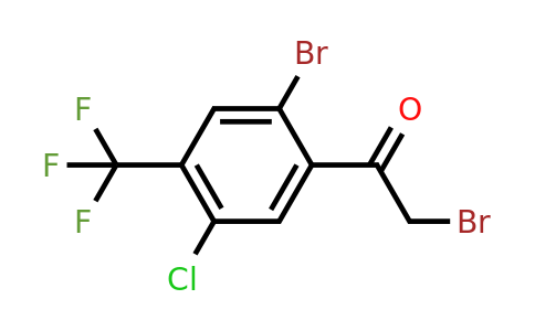 1807043-12-4 | 2'-Bromo-5'-chloro-4'-(trifluoromethyl)phenacyl bromide