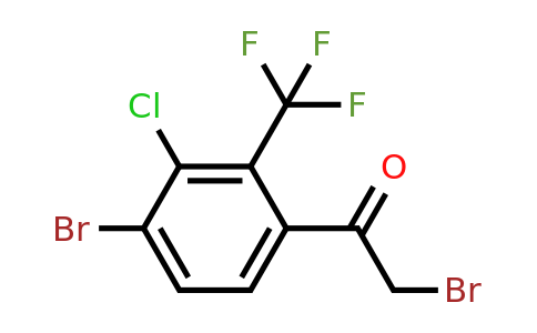 1807043-20-4 | 4'-Bromo-3'-chloro-2'-(trifluoromethyl)phenacyl bromide
