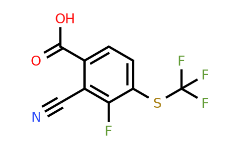 1807043-23-7 | 2-Cyano-3-fluoro-4-(trifluoromethylthio)benzoic acid