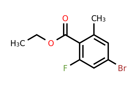 1807043-73-7 | Ethyl 4-bromo-2-fluoro-6-methylbenzoate