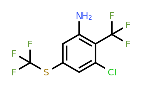1807044-10-5 | 3-Chloro-2-trifluoromethyl-5-(trifluoromethylthio)aniline