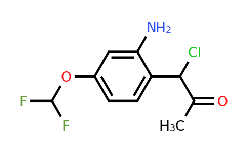 1807044-68-3 | 1-(2-Amino-4-(difluoromethoxy)phenyl)-1-chloropropan-2-one