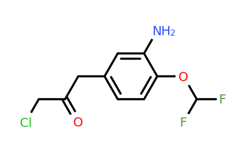 1807044-89-8 | 1-(3-Amino-4-(difluoromethoxy)phenyl)-3-chloropropan-2-one