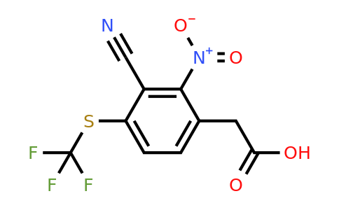 1807045-82-4 | 3-Cyano-2-nitro-4-(trifluoromethylthio)phenylacetic acid