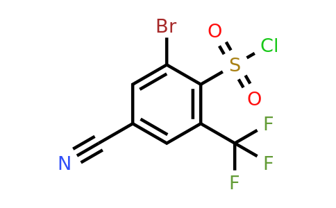 1807047-21-7 | 2-Bromo-4-cyano-6-(trifluoromethyl)benzenesulfonyl chloride