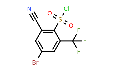 1807047-49-9 | 4-Bromo-2-cyano-6-(trifluoromethyl)benzenesulfonyl chloride