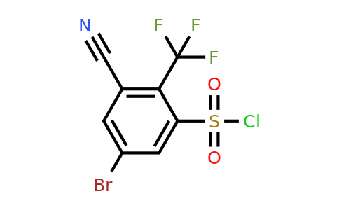 1807047-58-0 | 5-Bromo-3-cyano-2-(trifluoromethyl)benzenesulfonyl chloride