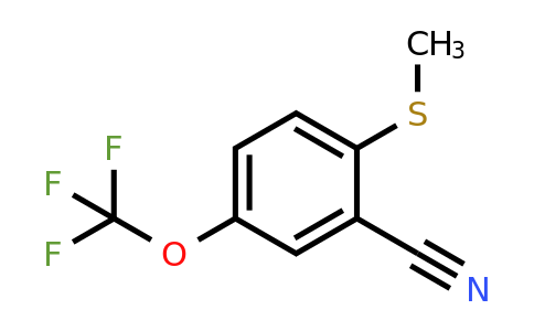 1807047-60-4 | 2-Cyano-4-(trifluoromethoxy)thioanisole