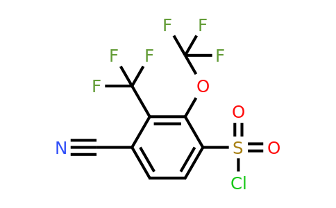 1807047-72-8 | 4-Cyano-2-trifluoromethoxy-3-(trifluoromethyl)benzenesulfonylchloride