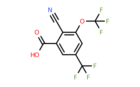 1807047-80-8 | 2-Cyano-3-trifluoromethoxy-5-(trifluoromethyl)benzoic acid