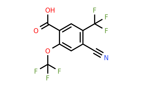 1807047-92-2 | 4-Cyano-2-trifluoromethoxy-5-(trifluoromethyl)benzoic acid