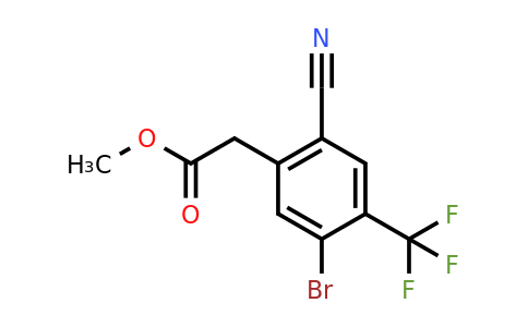 1807048-12-9 | Methyl 5-bromo-2-cyano-4-(trifluoromethyl)phenylacetate