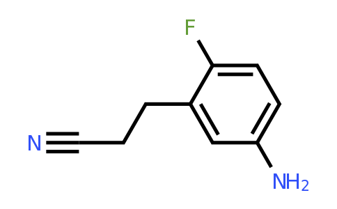 1807048-66-3 | 5-Amino-2-fluorophenylpropanenitrile
