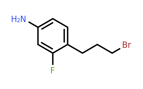1807048-88-9 | 4-(3-Bromopropyl)-3-fluoroaniline