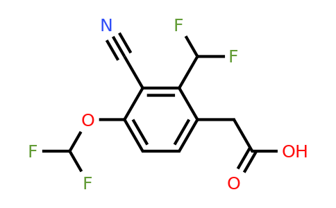 3-Cyano-4-difluoromethoxy-2-(difluoromethyl)phenylacetic acid
