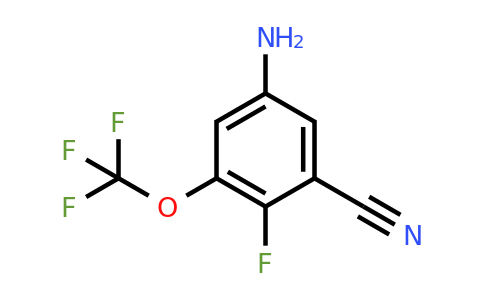 1807049-57-5 | 3-Cyano-4-fluoro-5-(trifluoromethoxy)aniline