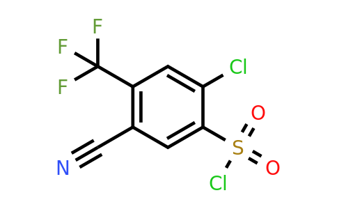 1807050-63-0 | 2-Chloro-5-cyano-4-(trifluoromethyl)benzenesulfonyl chloride