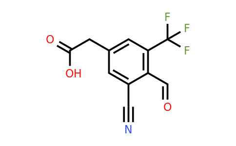 1807051-24-6 | 3-Cyano-4-formyl-5-(trifluoromethyl)phenylacetic acid