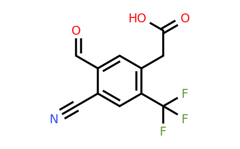 1807051-28-0 | 4-Cyano-5-formyl-2-(trifluoromethyl)phenylacetic acid