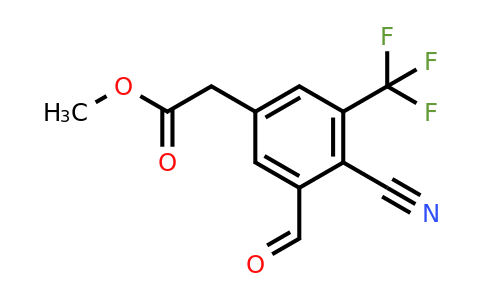 1807051-47-3 | Methyl 4-cyano-3-formyl-5-(trifluoromethyl)phenylacetate