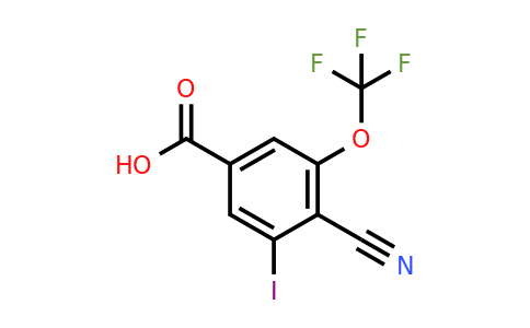 1807051-77-9 | 4-Cyano-3-iodo-5-(trifluoromethoxy)benzoic acid