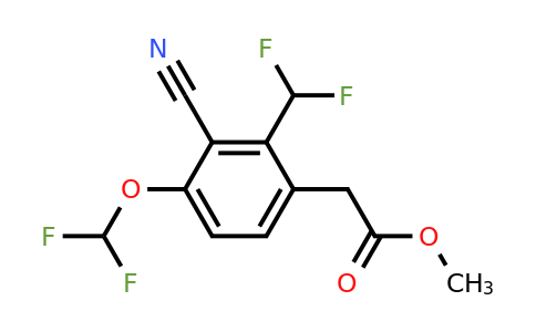 1807052-63-6 | Methyl 3-cyano-4-difluoromethoxy-2-(difluoromethyl)phenylacetate