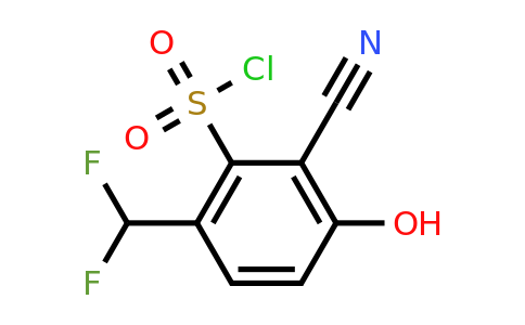 1807053-23-1 | 2-Cyano-6-difluoromethyl-3-hydroxybenzenesulfonyl chloride