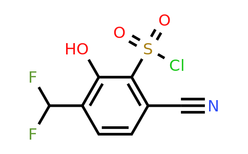 1807053-36-6 | 6-Cyano-3-difluoromethyl-2-hydroxybenzenesulfonylchloride