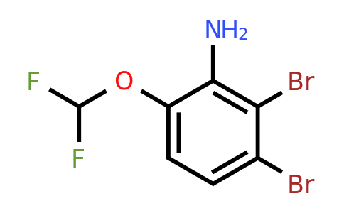 1807053-62-8 | 2,3-Dibromo-6-(difluoromethoxy)aniline