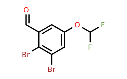 2,3-Dibromo-5-(difluoromethoxy)benzaldehyde