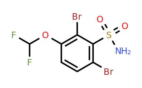 1807053-85-5 | 2,6-Dibromo-3-(difluoromethoxy)benzenesulfonamide