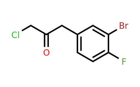 1807053-98-0 | 1-(3-Bromo-4-fluorophenyl)-3-chloropropan-2-one