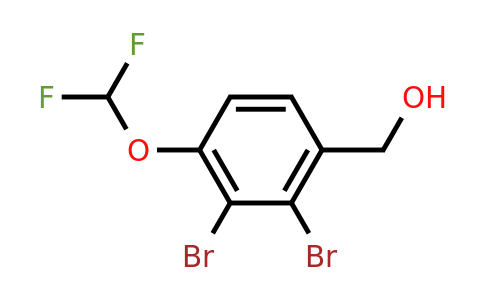 1807054-30-3 | 2,3-Dibromo-4-(difluoromethoxy)benzyl alcohol