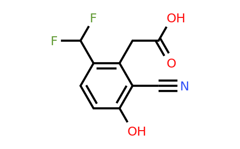 1807054-42-7 | 2-Cyano-6-difluoromethyl-3-hydroxyphenylacetic acid
