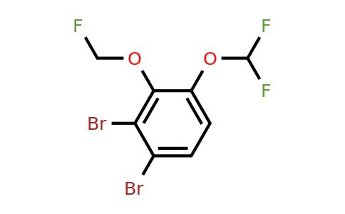 1807054-85-8 | 1,2-Dibromo-4-difluoromethoxy-3-(fluoromethoxy)benzene